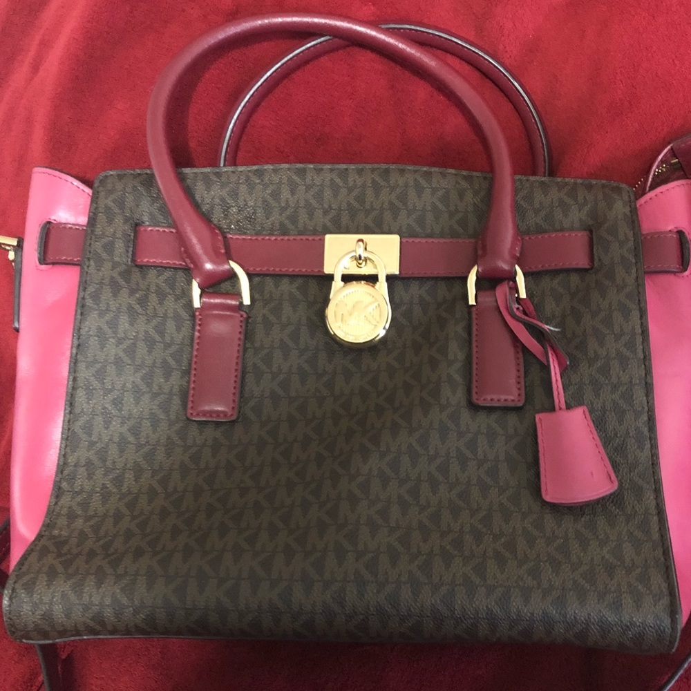 Michael Kors Hamilton Satchel with shoulder strap